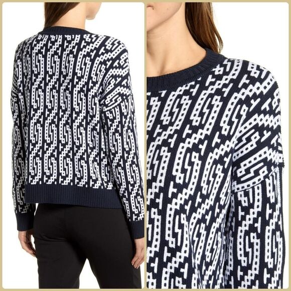 Tommy Hilfiger Two-Tone Cable Sweater - Picture 2 of 12